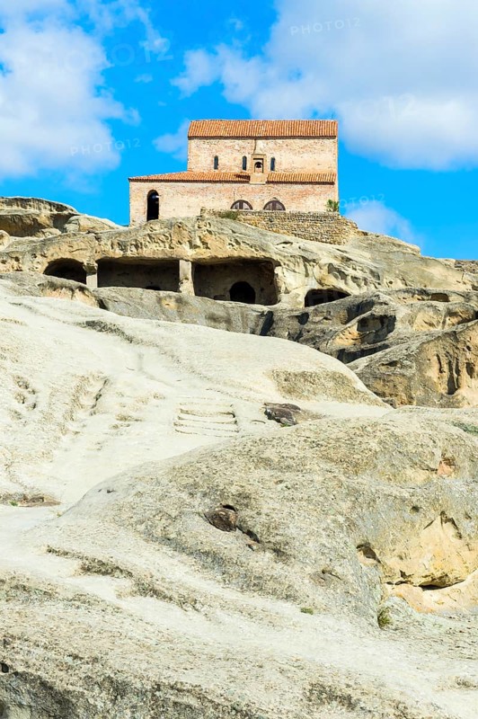 10th century Christian Prince's Basilica overlooking Uplistsikhe cave city