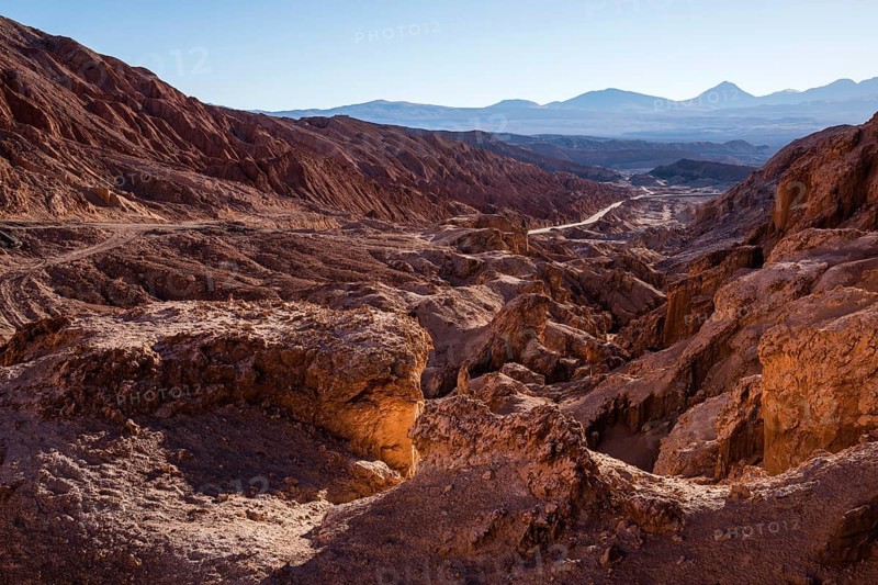 Rock formations in the morning light