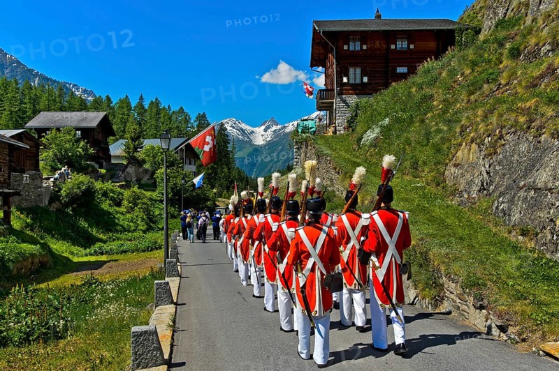 Herrgottsgrenadiere at the Corpus Christi procession