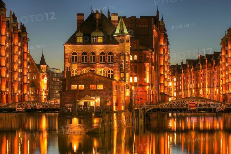 Wasserschlosschen at dusk