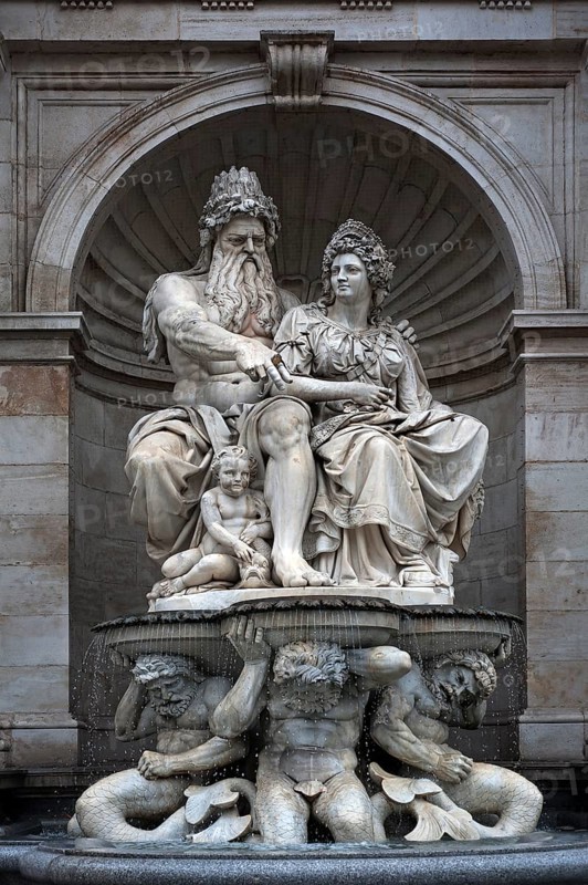 Albrecht fountain sculpture