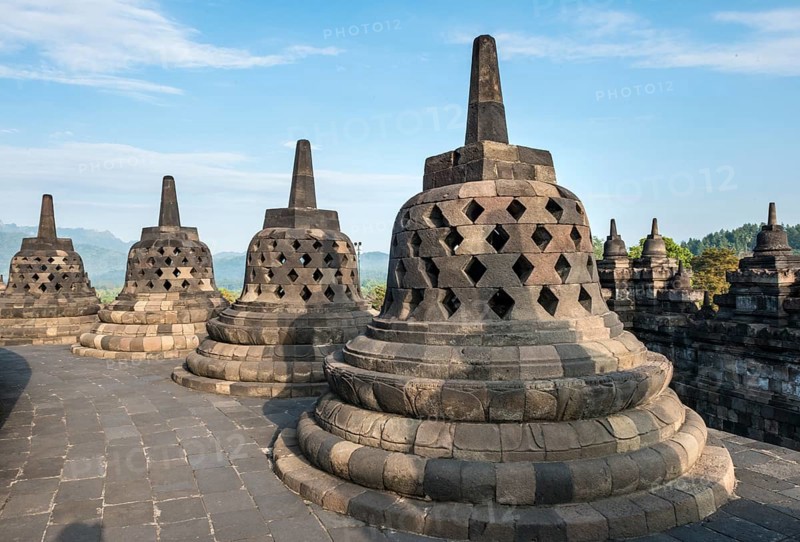 Temple complex Borobudur