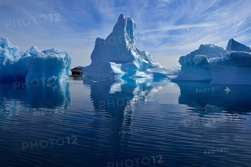 Iceberg drifting in Sermilik Fjord