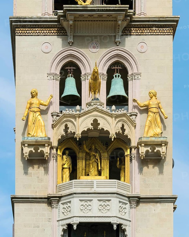 Bell tower of cathedral