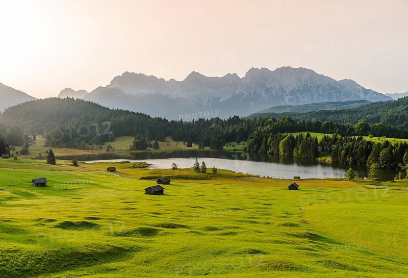 Lake Geroldsee at sunrise