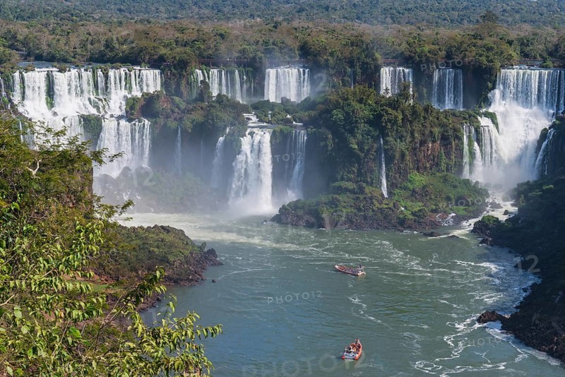 View of the Iguazu Falls from the Brazilian side