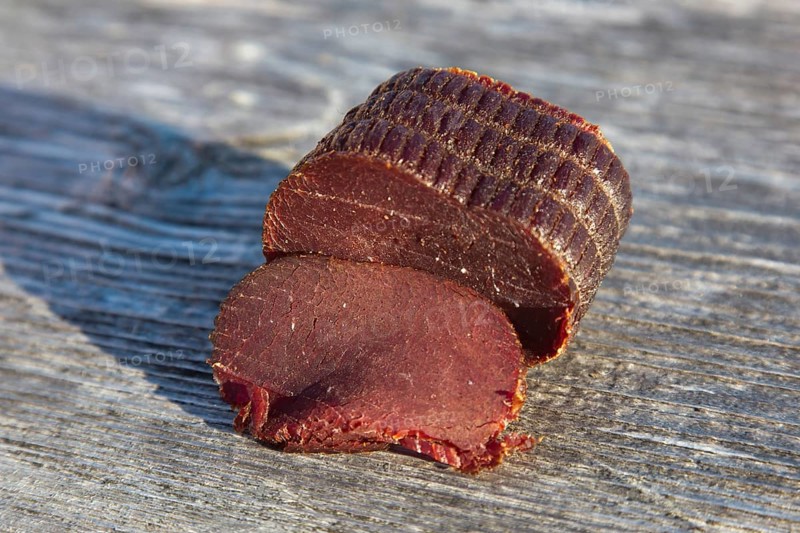 Smoked whale meat from the Minke whale