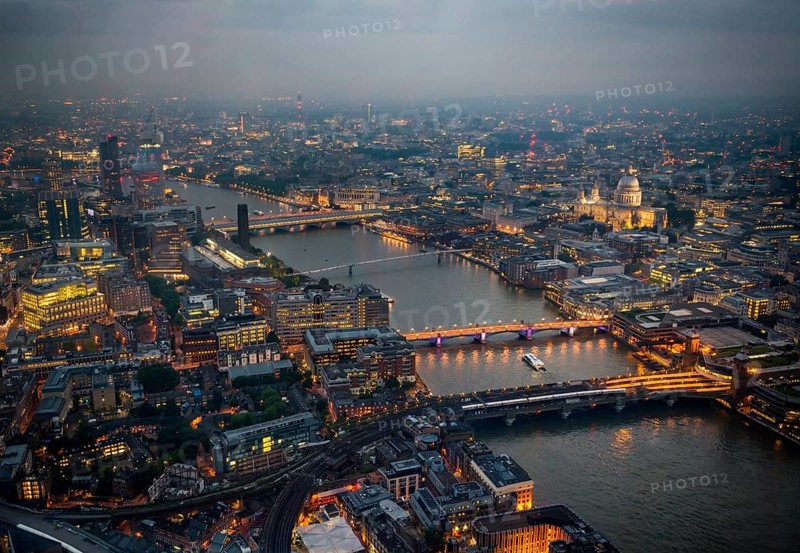 View of River Thames with London Bridge