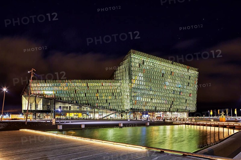 Concert Hall Harpa at night