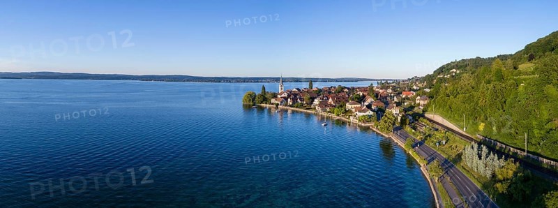 Aerial view of Berlingen am Untersee