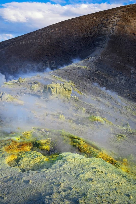Sulphur and fumarole smoke