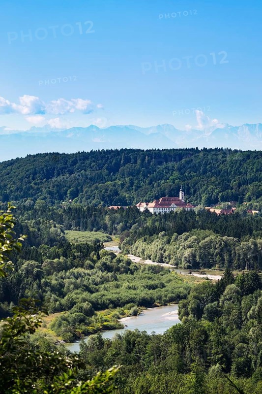 Schaftlarn Monastery in Isar Valley