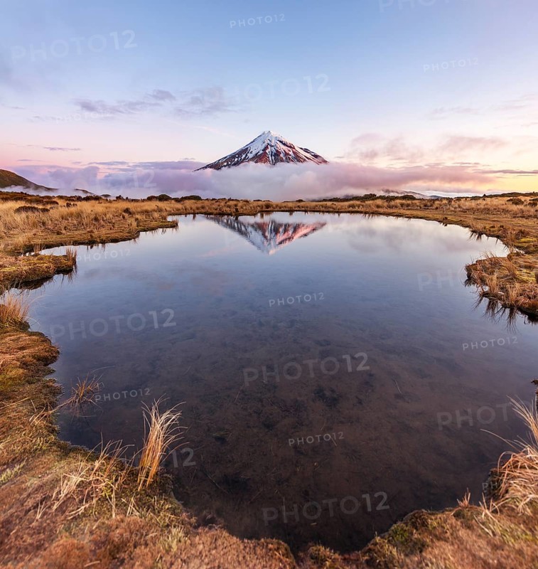 Reflection in Pouakai Tarn lake