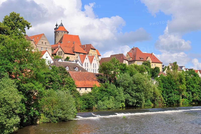 Cityscape of Besigheim an der Enz with Schochenturm