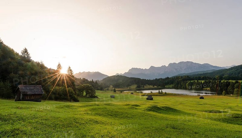 Lake Geroldsee at sunrise
