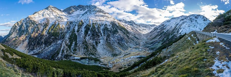 Schwarzhorn with snow
