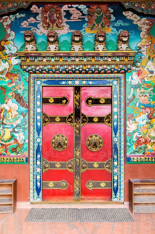 Decorated Door