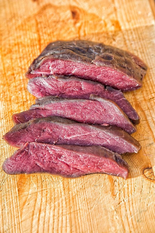 Minke whale meat
