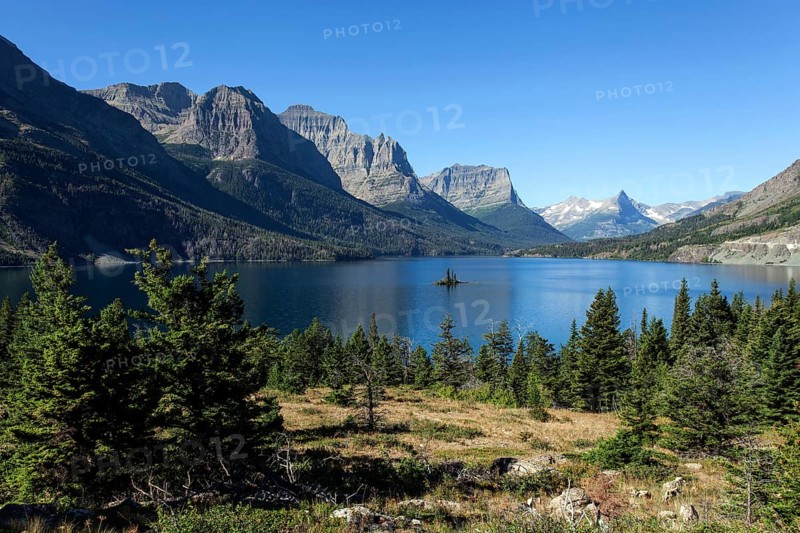 Saint Mary Lake with Wild Goose Island
