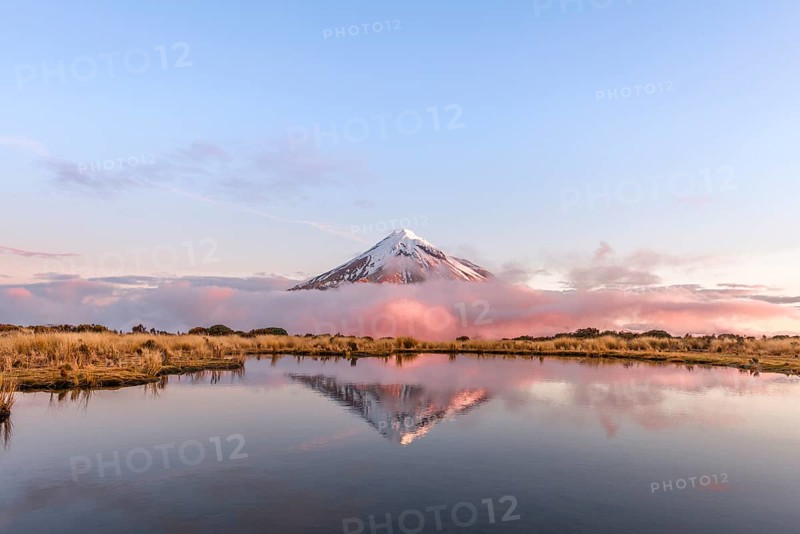 Reflection in Pouakai Tarn lake