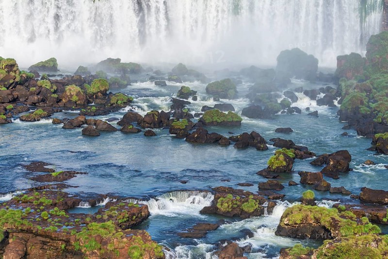 View of the Iguazu Falls from the Brazilian side