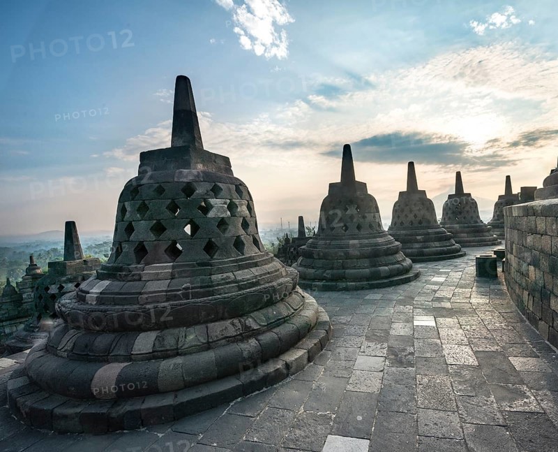 Temple complex Borobudur