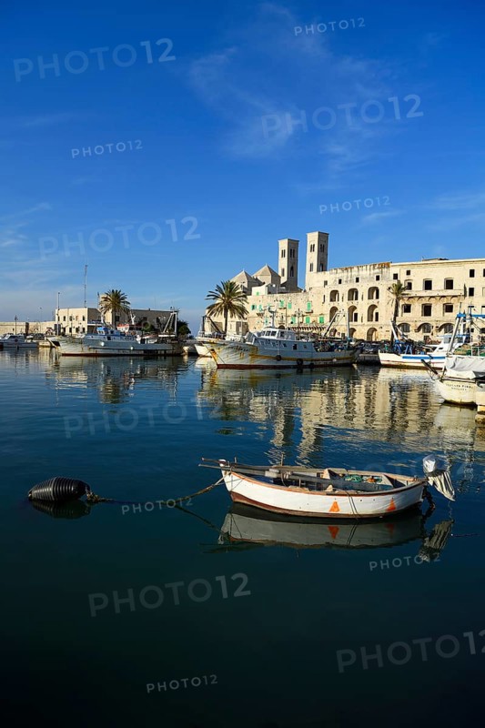 Harbour with old fishing boats