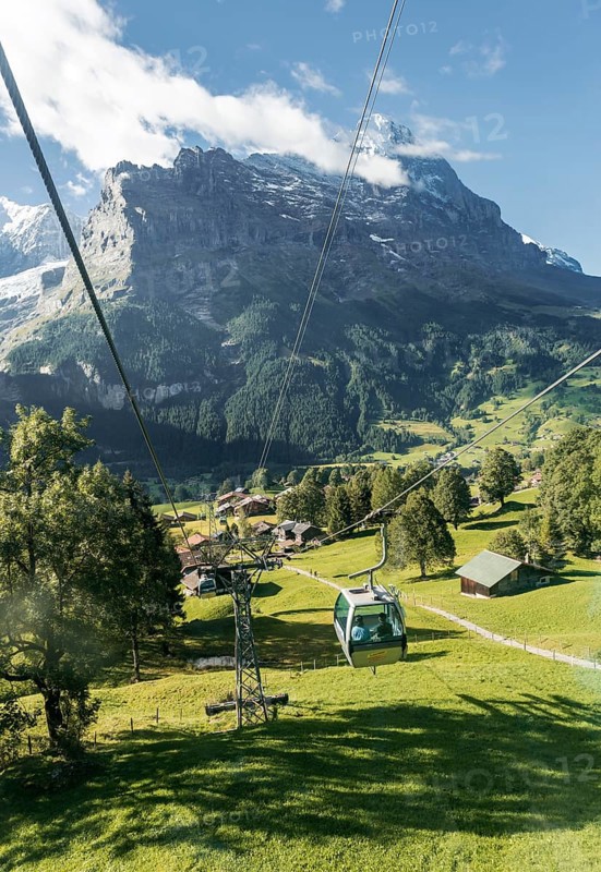 Mountain railway to Grindelwald First