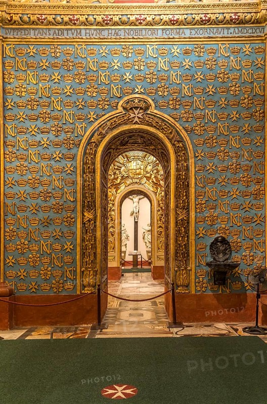 Interior of the Roman Catholic St. John's Co-Cathedral