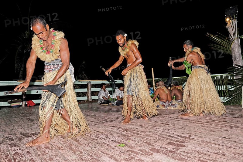 Dancing men at Kava ceremony