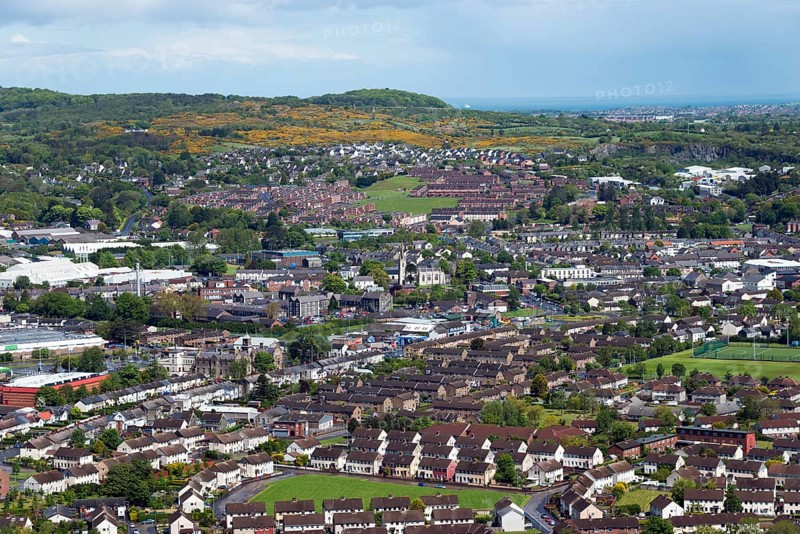 View from the Scrabo Tower in Newtownards