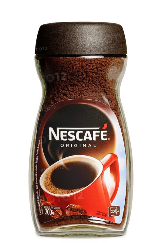 Jar of Nescafe coffee