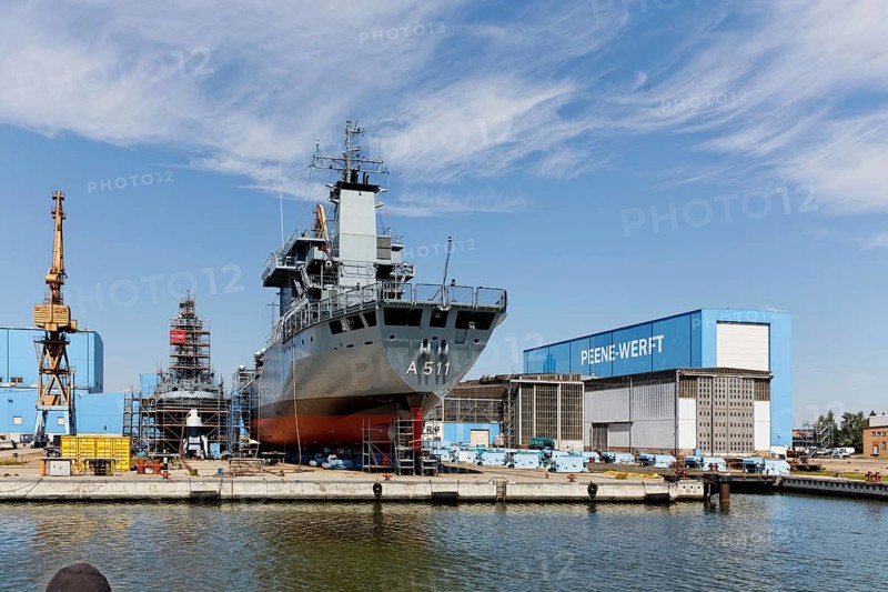 Ships in the shipyard