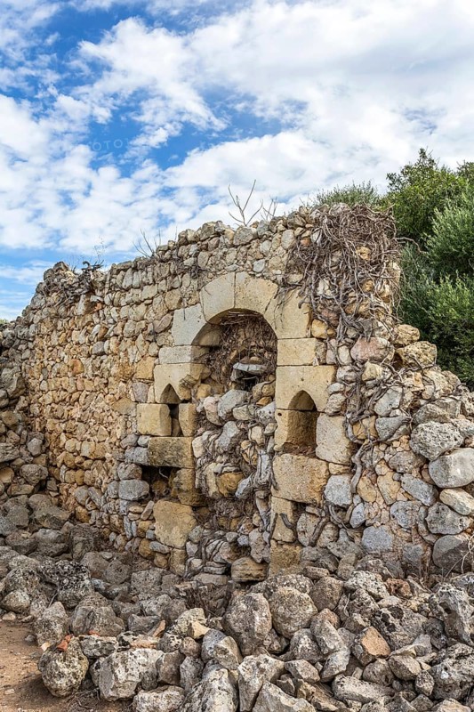Old wall remains
