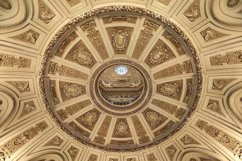 Multistorey dome of central building