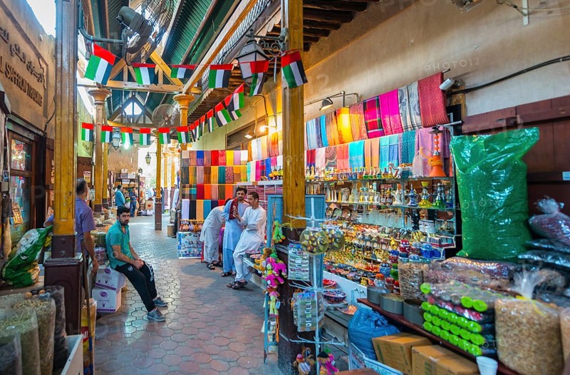 Spices on an Arab market