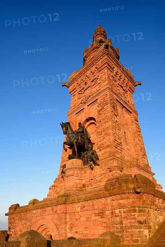 Kyffhauser monument in the evening light