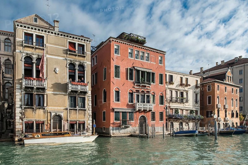 Venetian houses on the Canal Grande