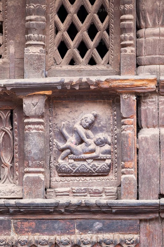 Erotic display at Dattatreya Temple