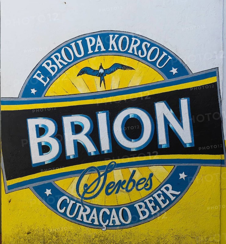 Billboard for local beer