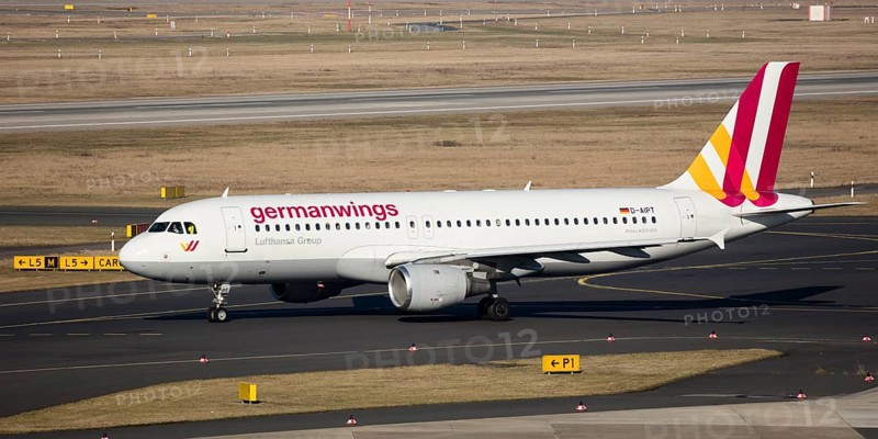 Aircraft German Wings Airbus A320-200 on Runway