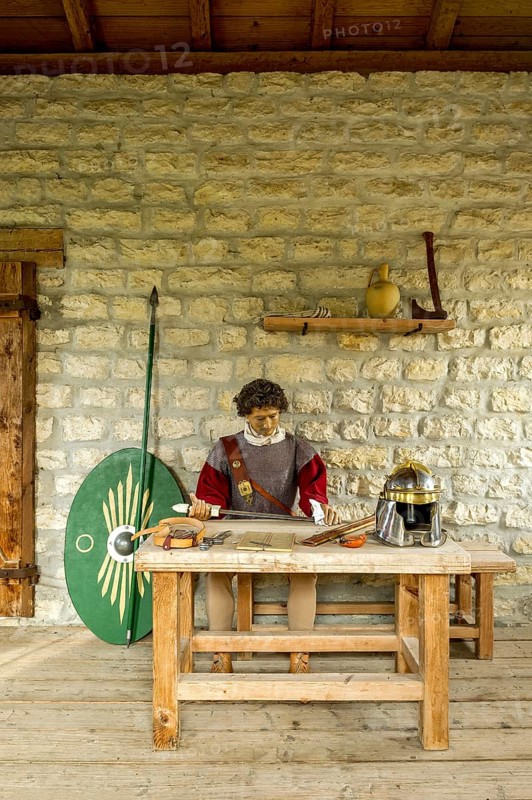 Guardroom in the Roman fort Pfunz