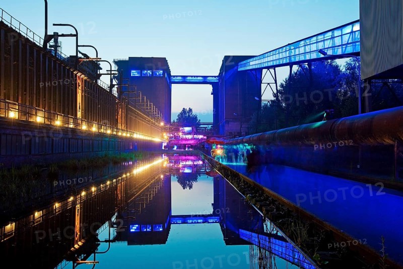 Illuminated Hansa coking plant