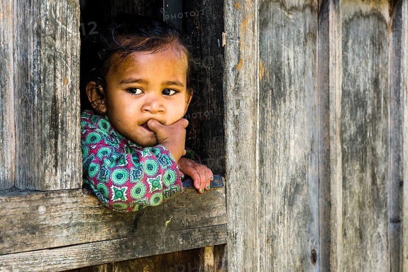 Portrait of a little girl