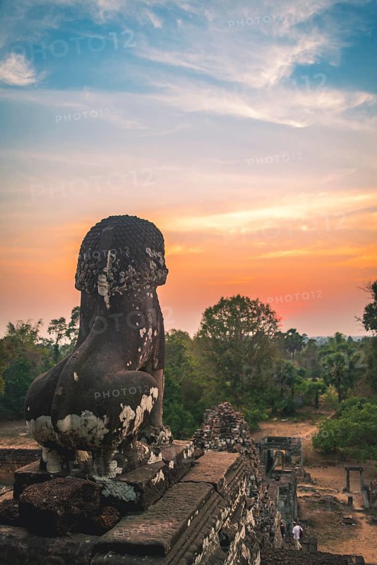 Lion figure as guardian