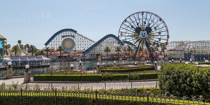 Ferris Wheel Mickey's Fun Wheel and Roller Coaster California Screamin'