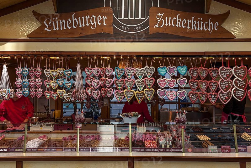 Sweets and gingerbread stand