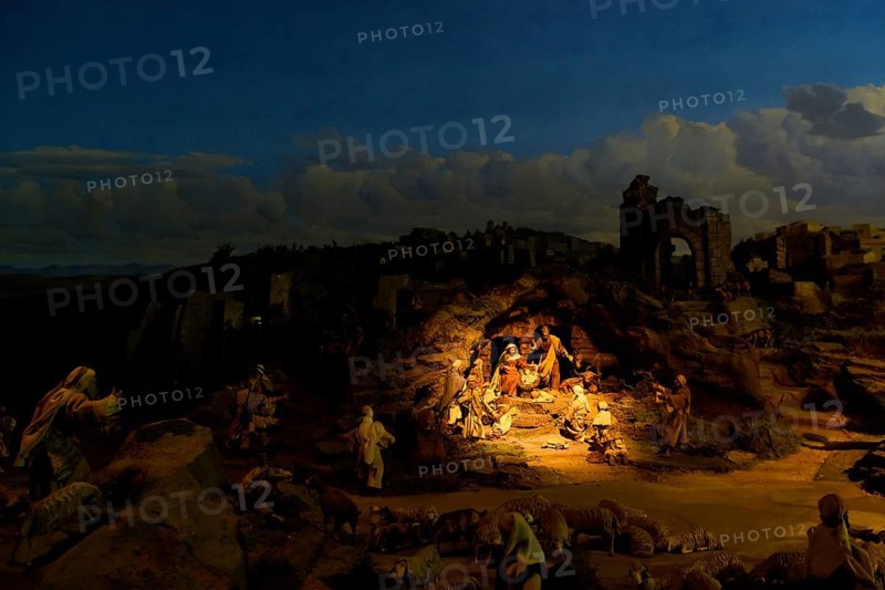 Christmas crib with Christ Child
