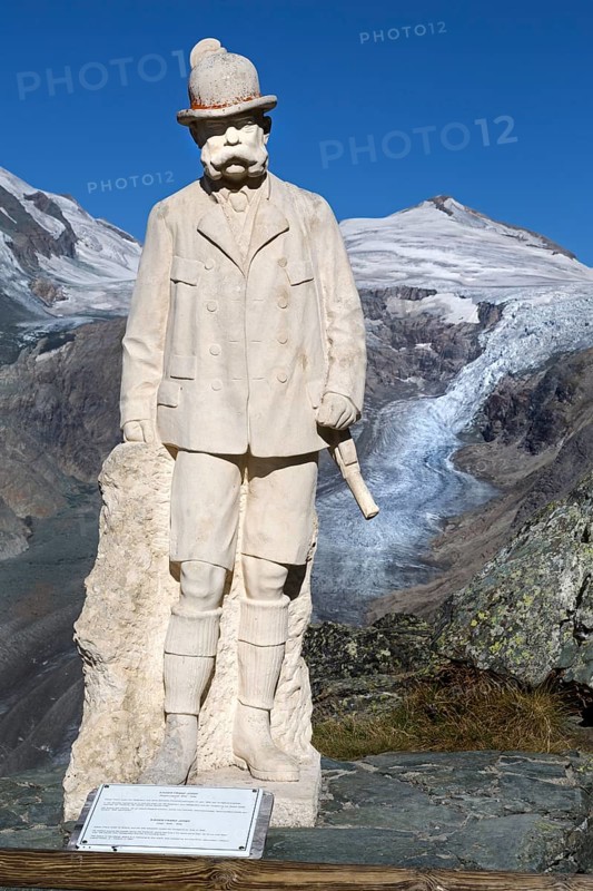 Emperor Franz Joseph monument at the Kaiser-Franz-Josefs-Hohe