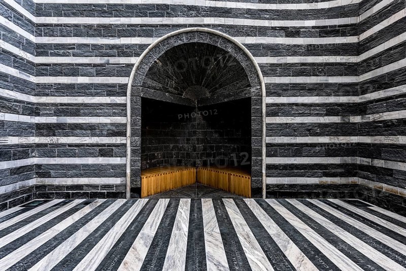 Modern interior of the chapel of Chiesa San Giovanni Battista